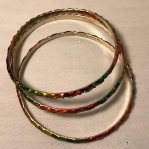 Vintage Set of 14 Bollywood Bangles - Picture 10 of 13
